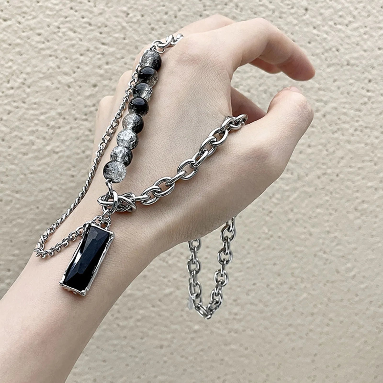 Athena Allure Black Stone Choker