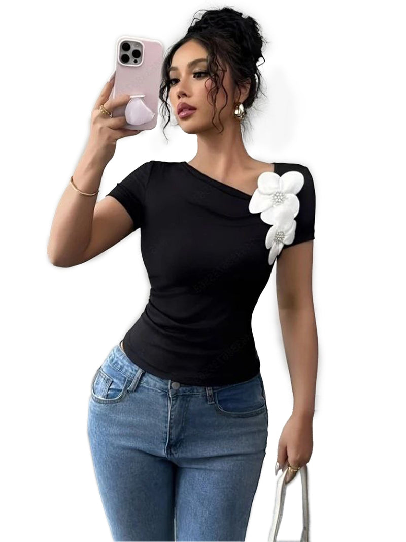 Rovioo Floral Elegance Tee