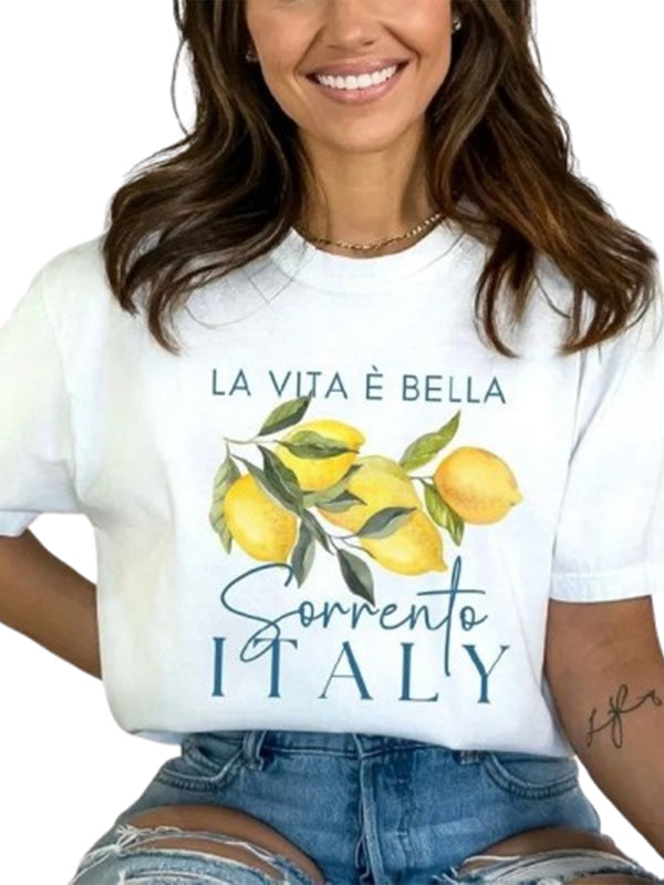 Rovioo Lemon Beach Tee