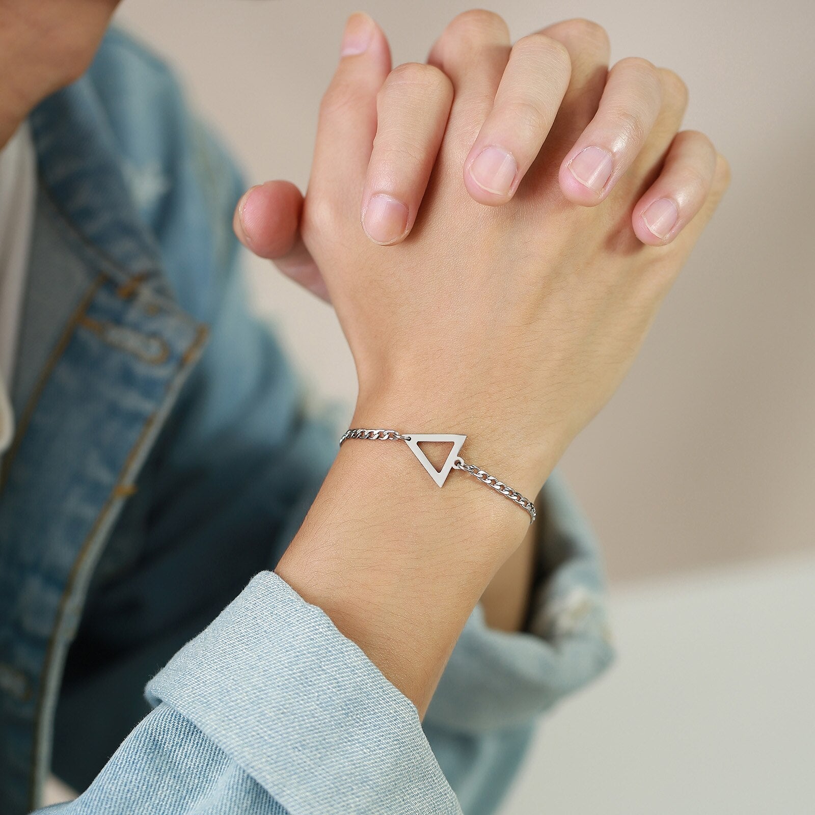 Punk Triangle Charm