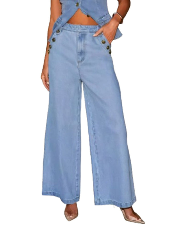 Rovioo Flare Denim Pants