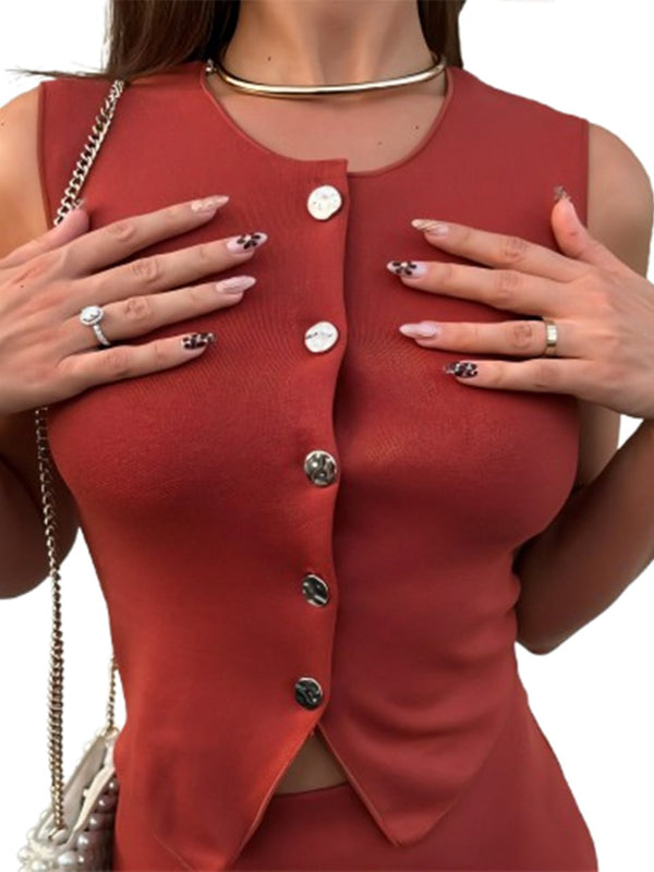 Rovioo Slim Knit Vest