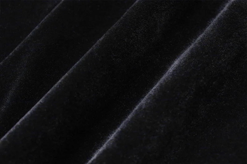 ROVIOO DGLUKE Strapless Velvet Mini Dress