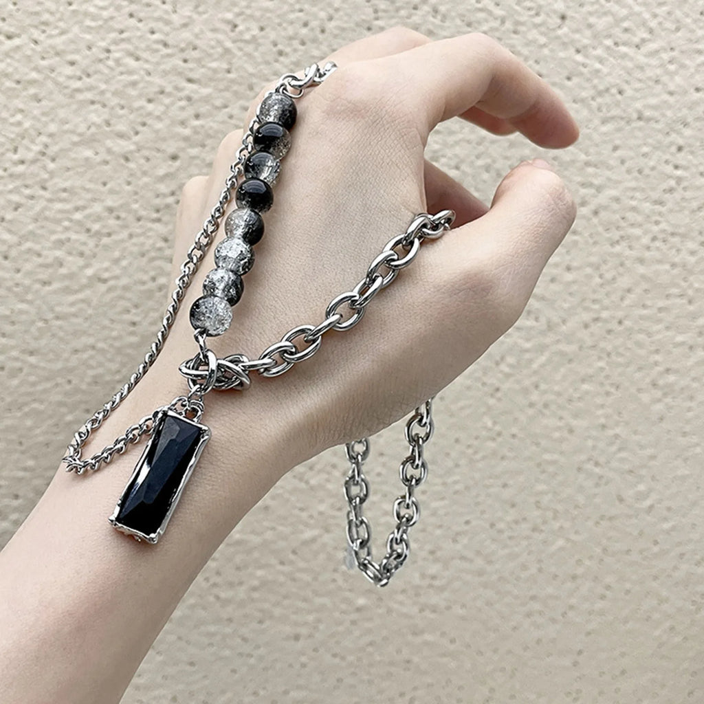 Athena Allure Black Stone Choker