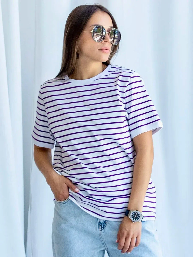 Rovioo Striped Commuter Tee