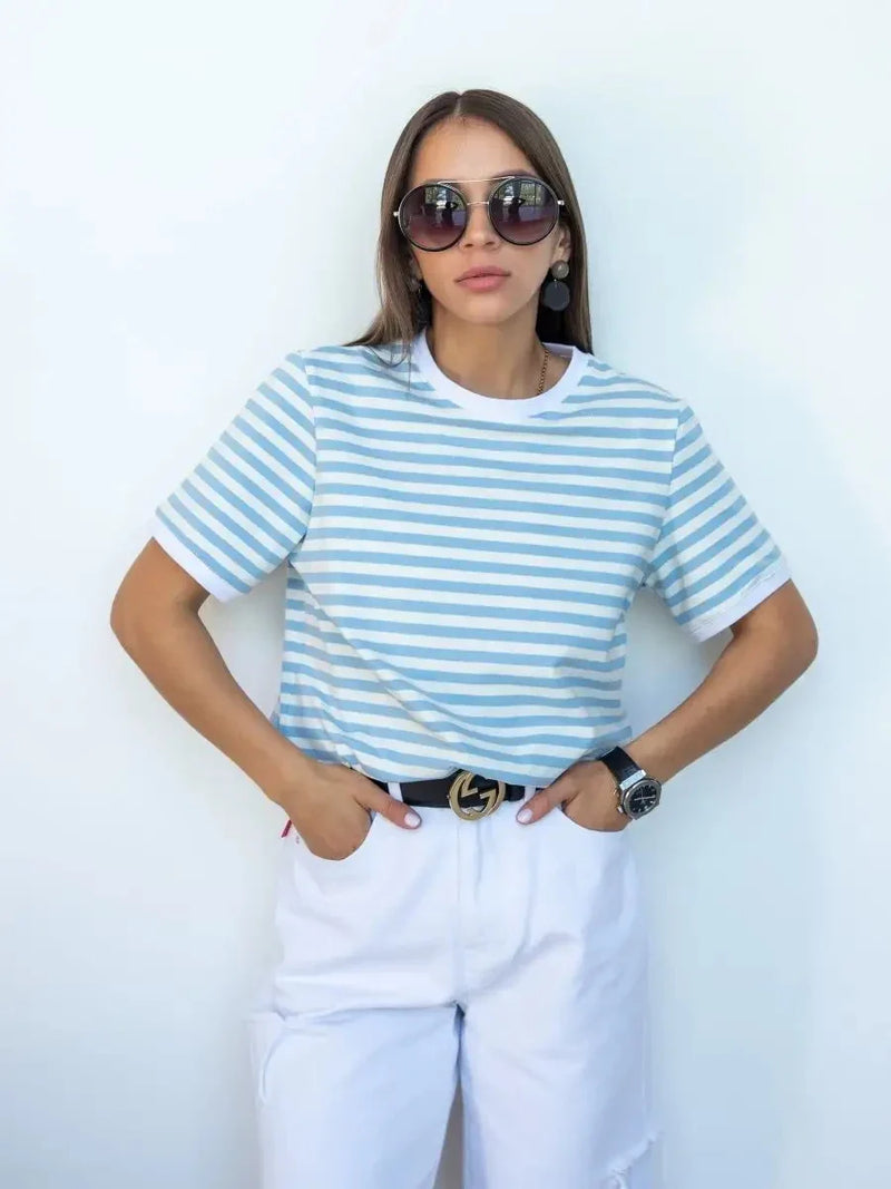 Rovioo Striped Commuter Tee