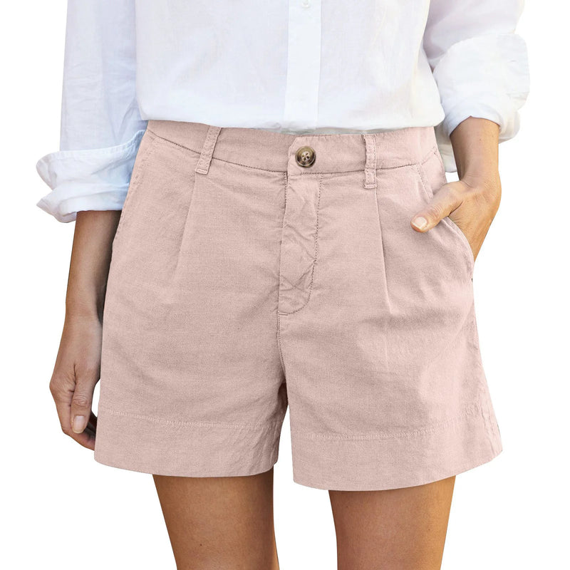 Rovioo Linen Cotton Shorts