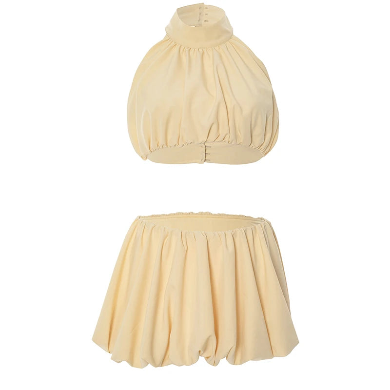 Rovioo CUTENOVA Women’s Summer New Fashion Two-Piece Set