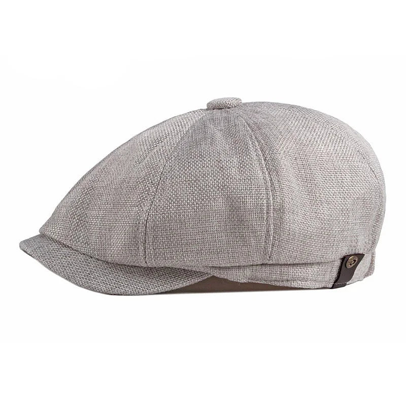 Athena Allure Designer Herringbone Flat Cap