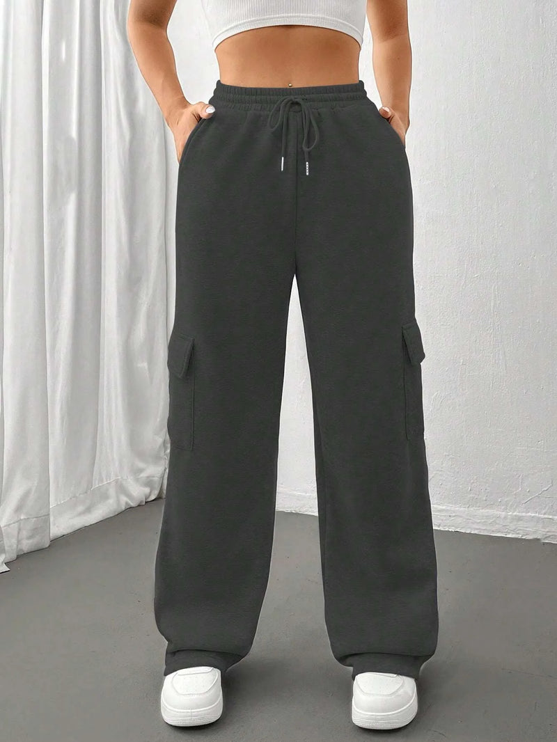 Relaxed Cargo Joggers with Pockets