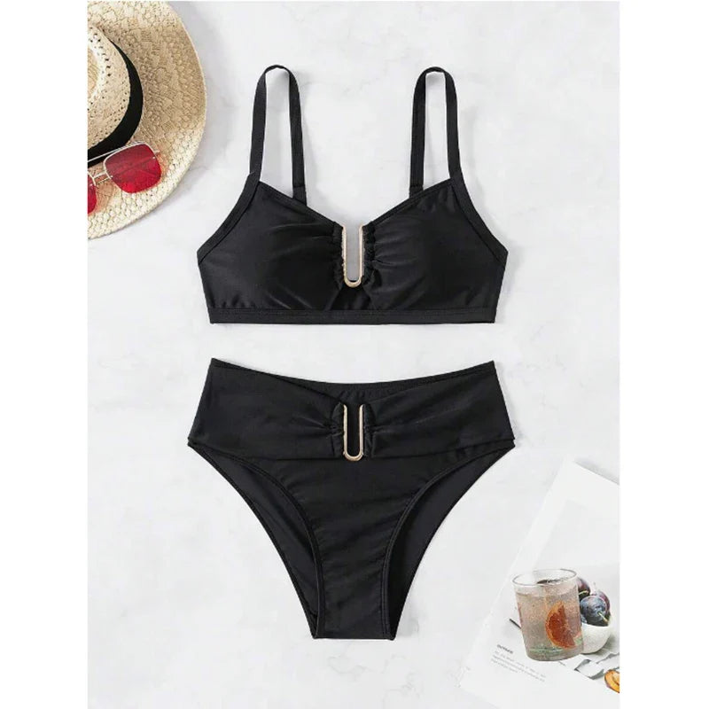 Rovioo Bandage-Style Bikini Set