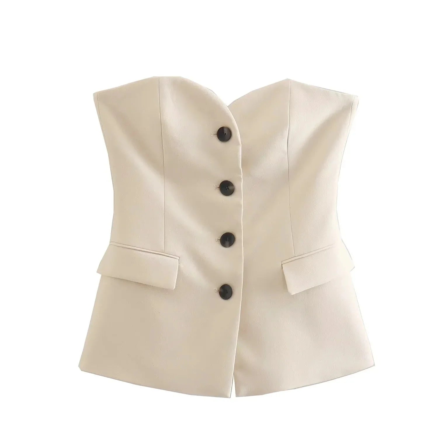 Rovioo Classy Strapless Suit