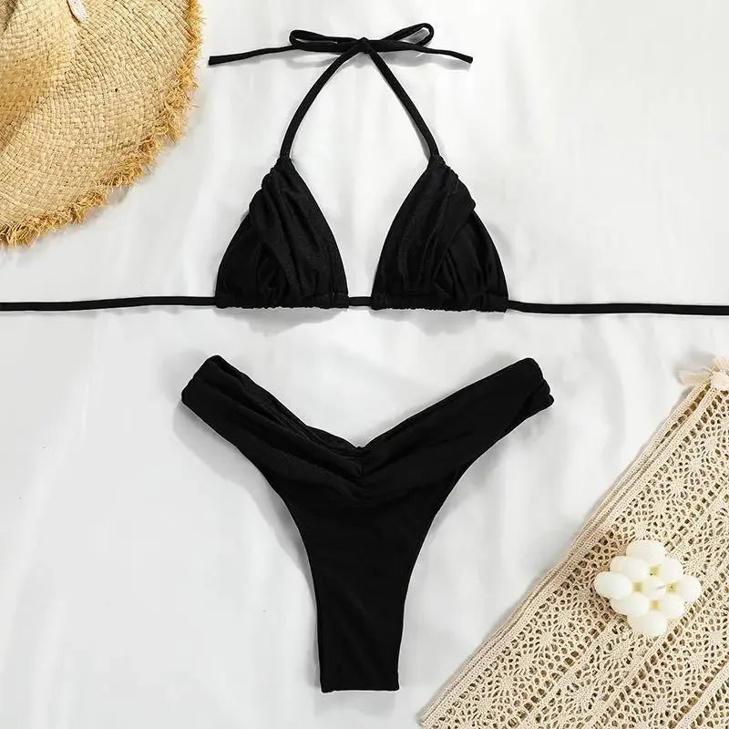 Rovioo Luxe Tie-Up Bikini Set