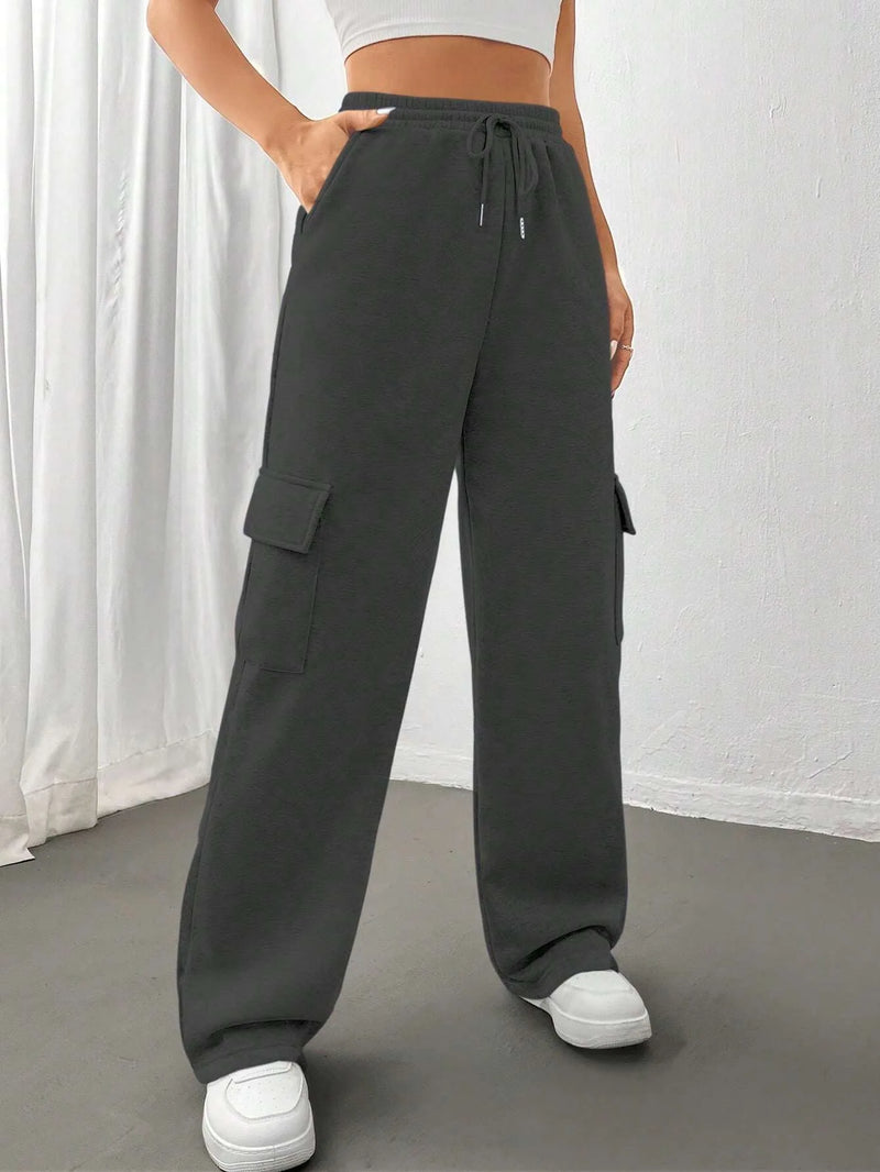 Relaxed Cargo Joggers with Pockets