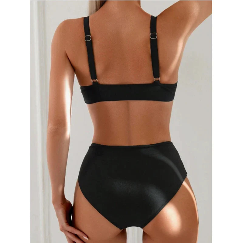 Rovioo Bandage-Style Bikini Set
