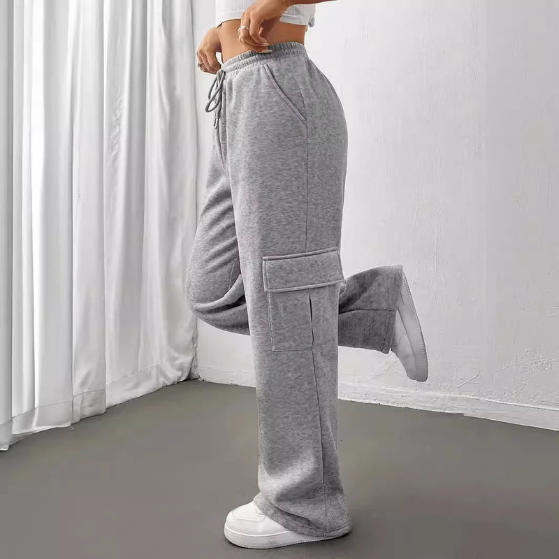 Relaxed Cargo Joggers with Pockets