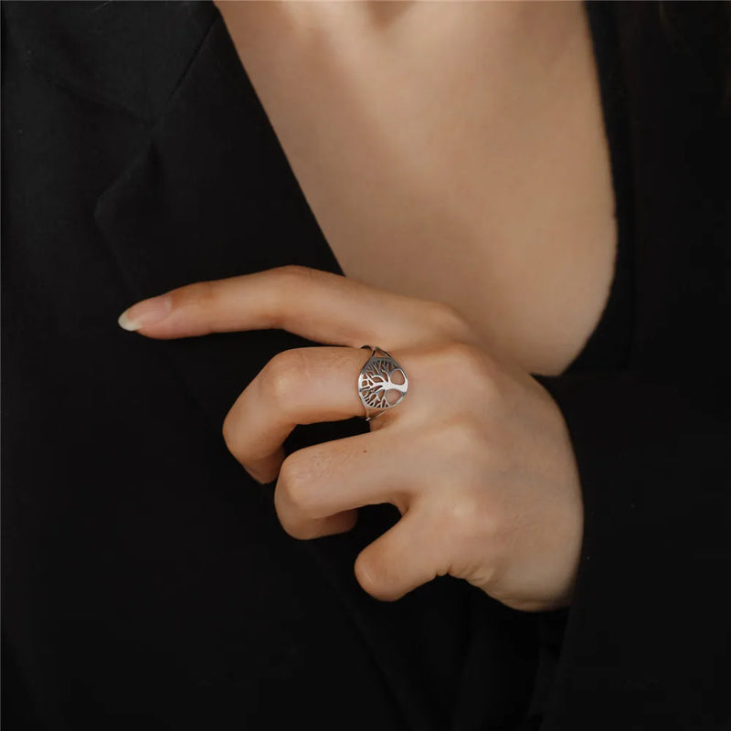 Athena Allure Designer Tree of Life Ring