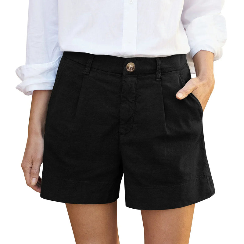 Rovioo Linen Cotton Shorts