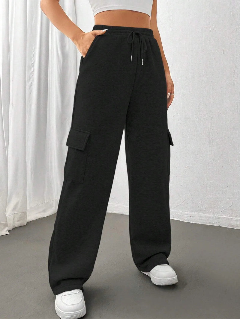 Relaxed Cargo Joggers with Pockets