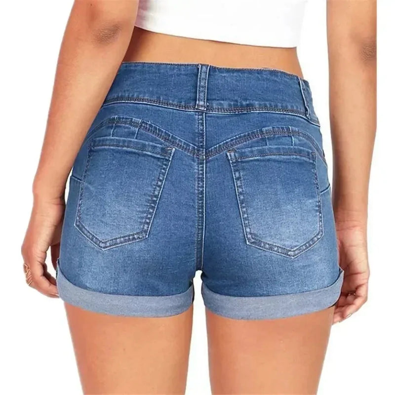 Rovioo Flex Denim Shorts