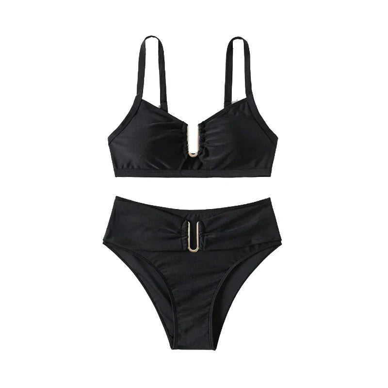 Rovioo Bandage-Style Bikini Set