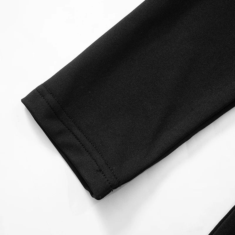 ROVIOO CUTENOVA Two-Piece Set with Lace Panel Skirt