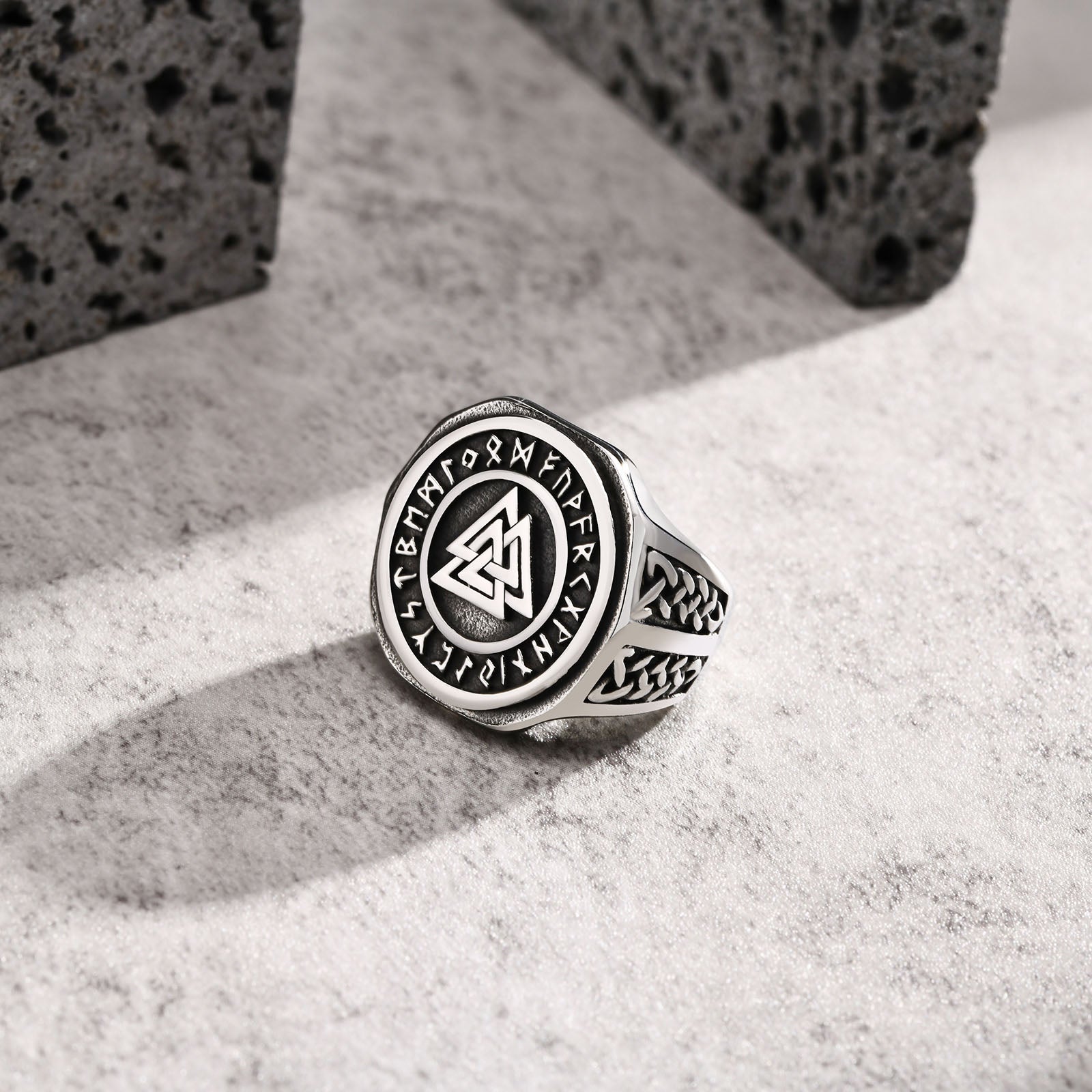 Bold Viking Signet Ring