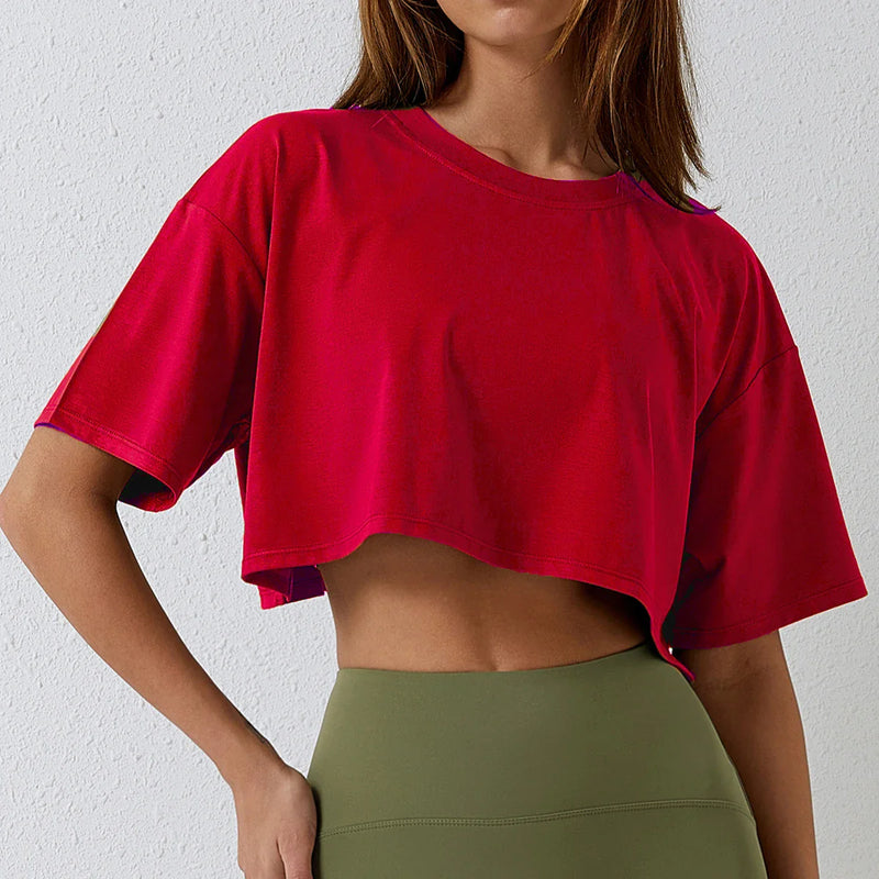 Rovioo Active Crop Tee