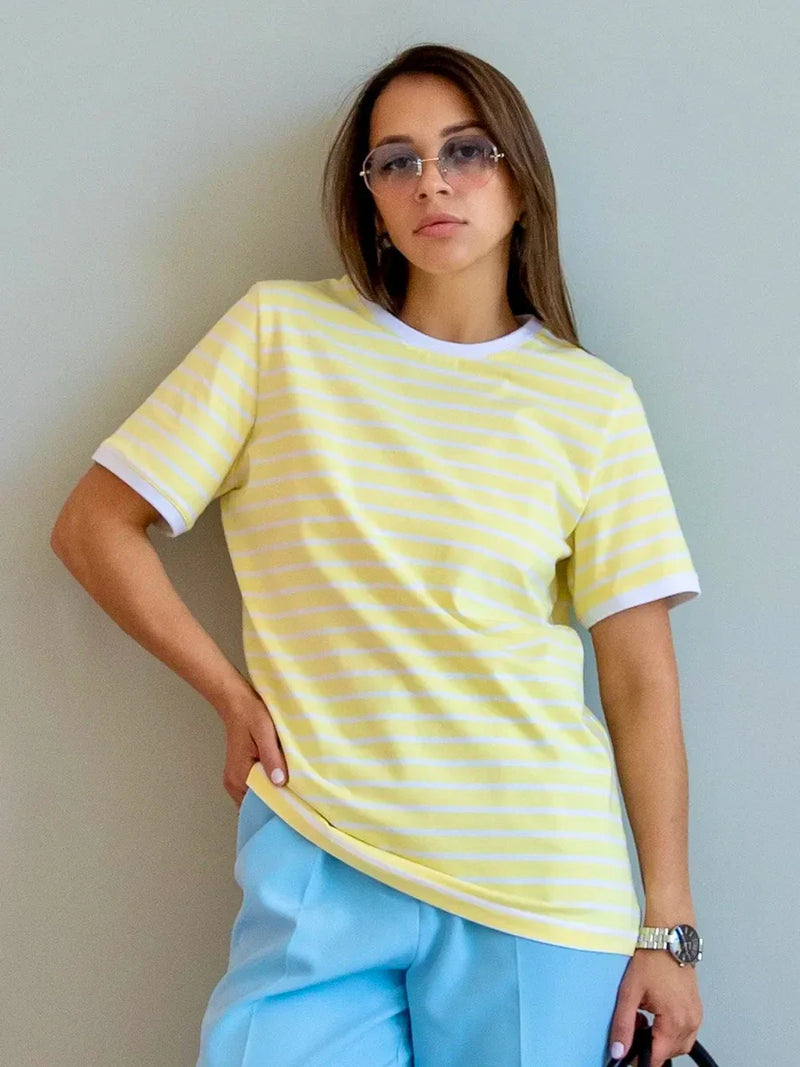 Rovioo Striped Commuter Tee