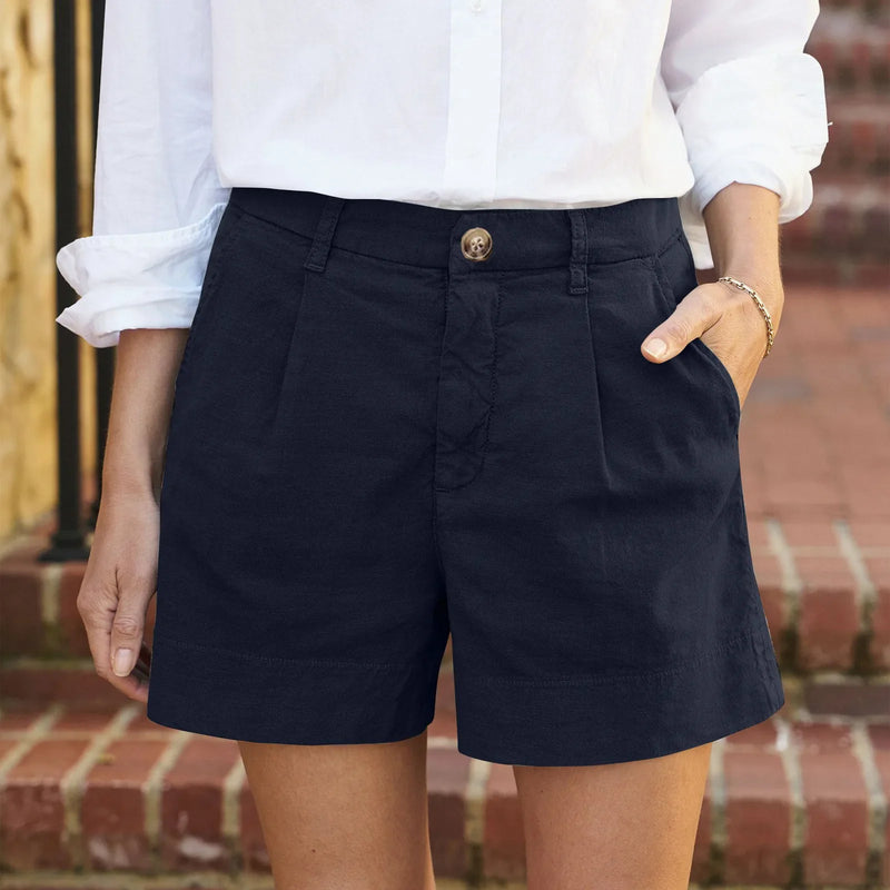 Rovioo Linen Cotton Shorts