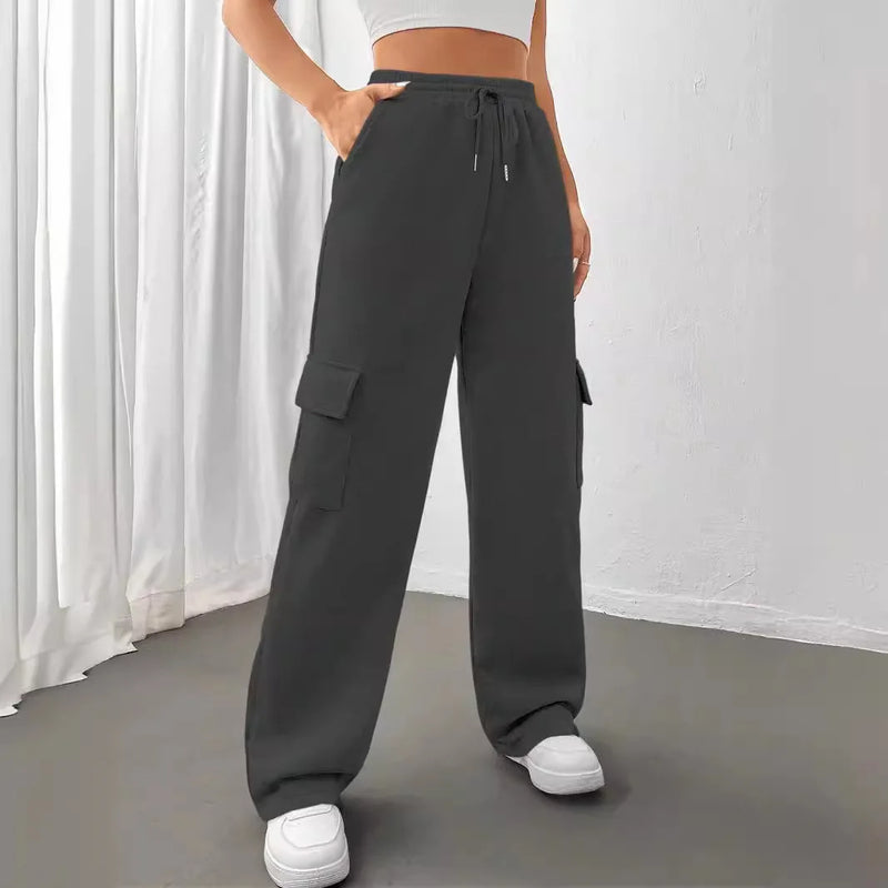 Relaxed Cargo Joggers with Pockets