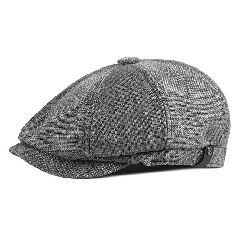 Athena Allure Designer Herringbone Flat Cap