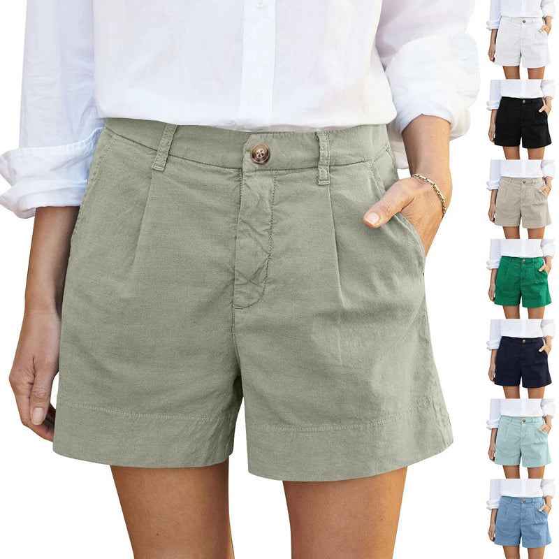 Rovioo Linen Cotton Shorts