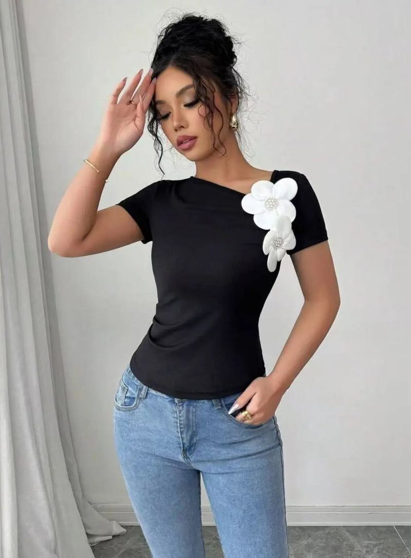 Rovioo Floral Elegance Tee