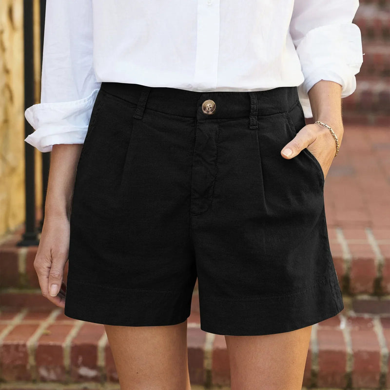 Rovioo Linen Cotton Shorts