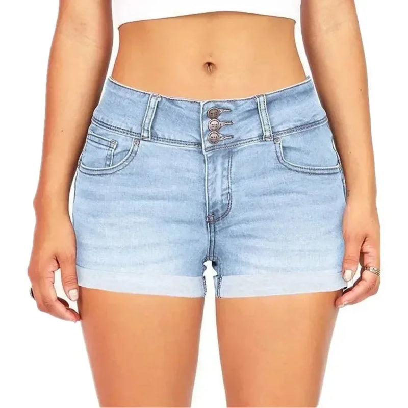 Rovioo Flex Denim Shorts