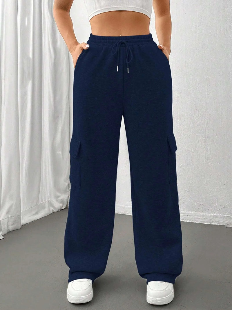 Relaxed Cargo Joggers with Pockets