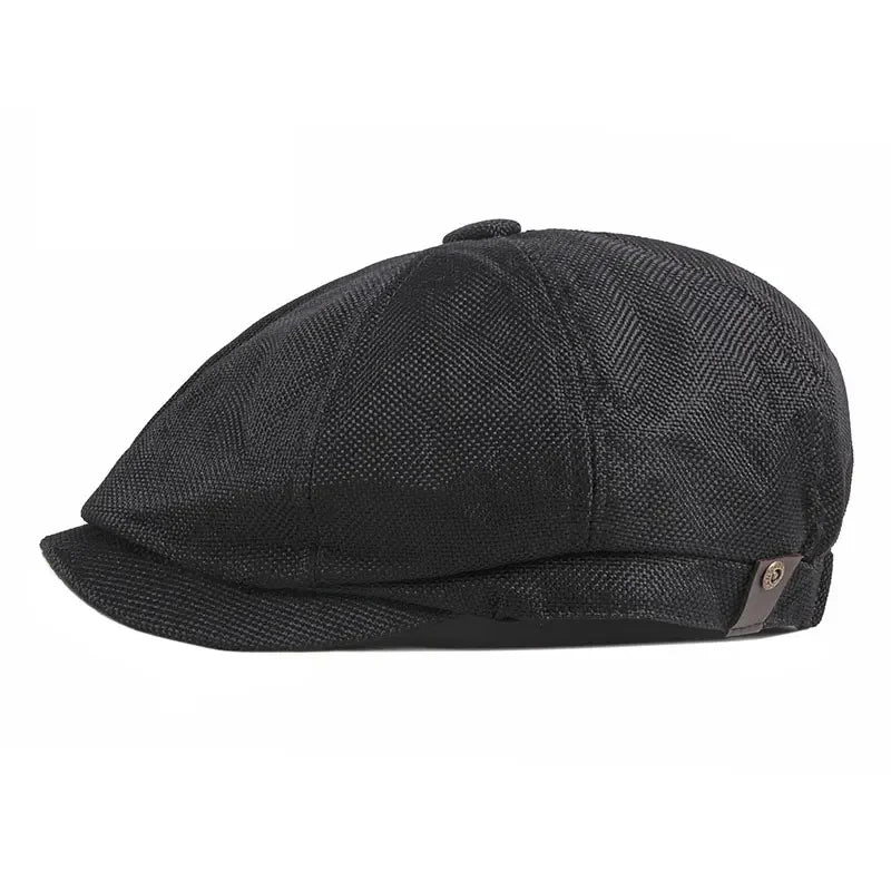 Athena Allure Designer Herringbone Flat Cap