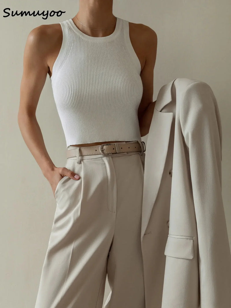 Rovioo Ribbed Knit Tank