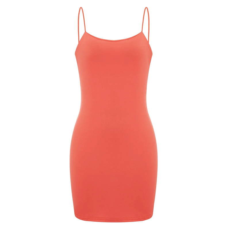 Rovioo Classic Bodycon Mini Slip Dress