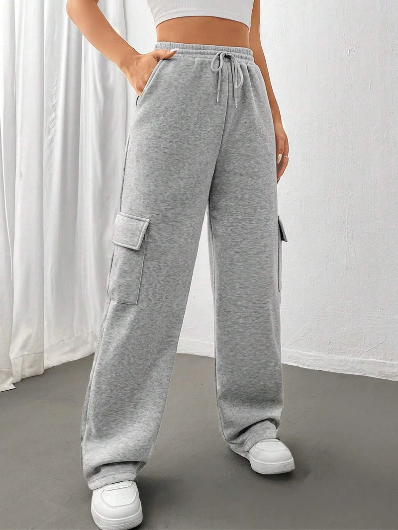 Relaxed Cargo Joggers with Pockets