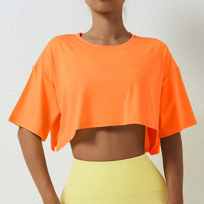 Rovioo Active Crop Tee