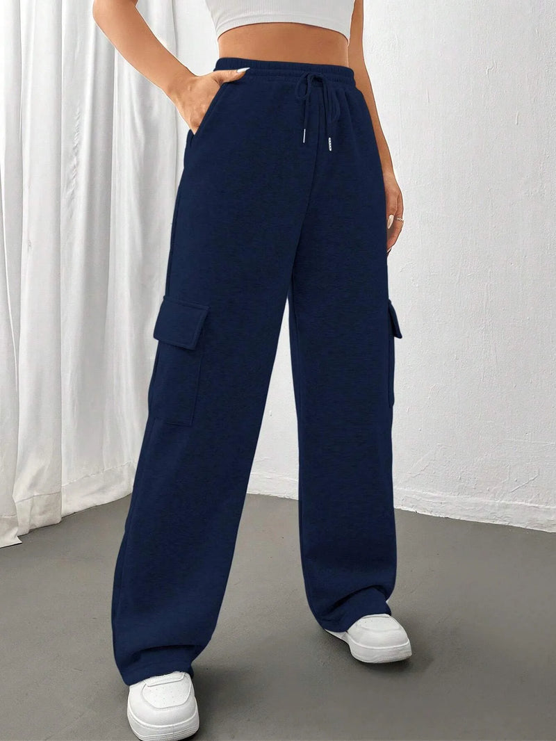Relaxed Cargo Joggers with Pockets