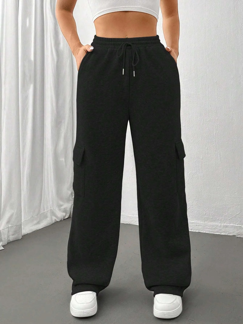 Relaxed Cargo Joggers with Pockets