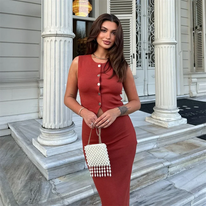 Rovioo Slim Knit Vest