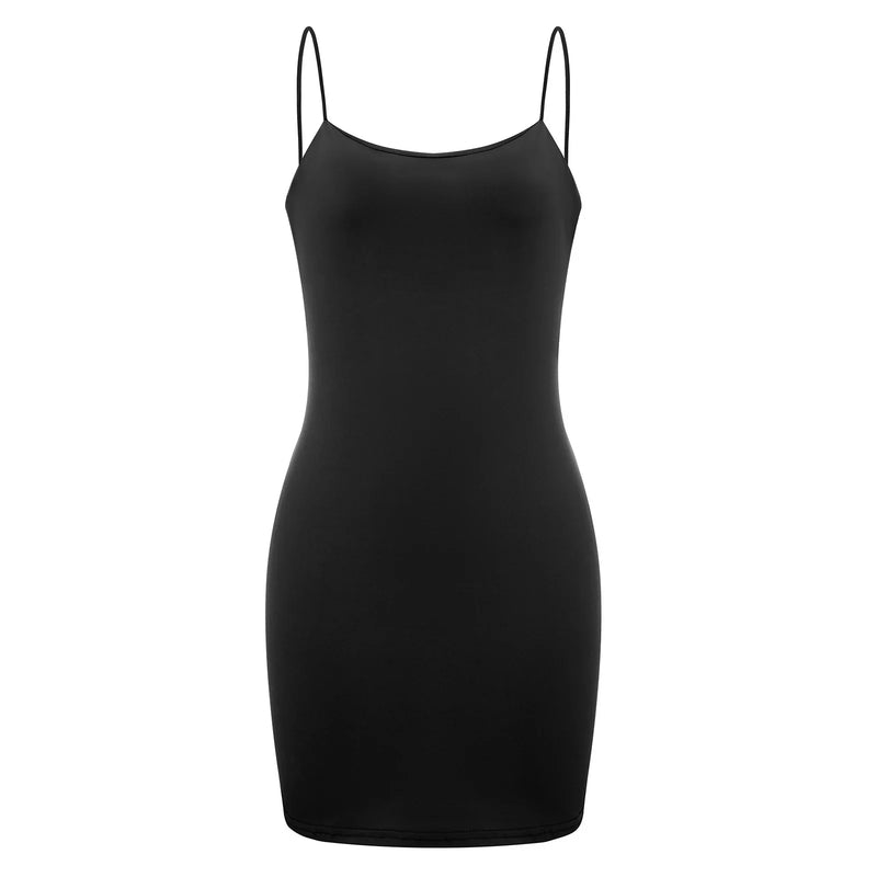 Rovioo Classic Bodycon Mini Slip Dress